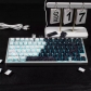 Contour -White Black 104+27 PBT Doubleshot Backlit 5-sided Dye-subbed Keycaps Set Cherry Profile Side Legends for MX Keyboard